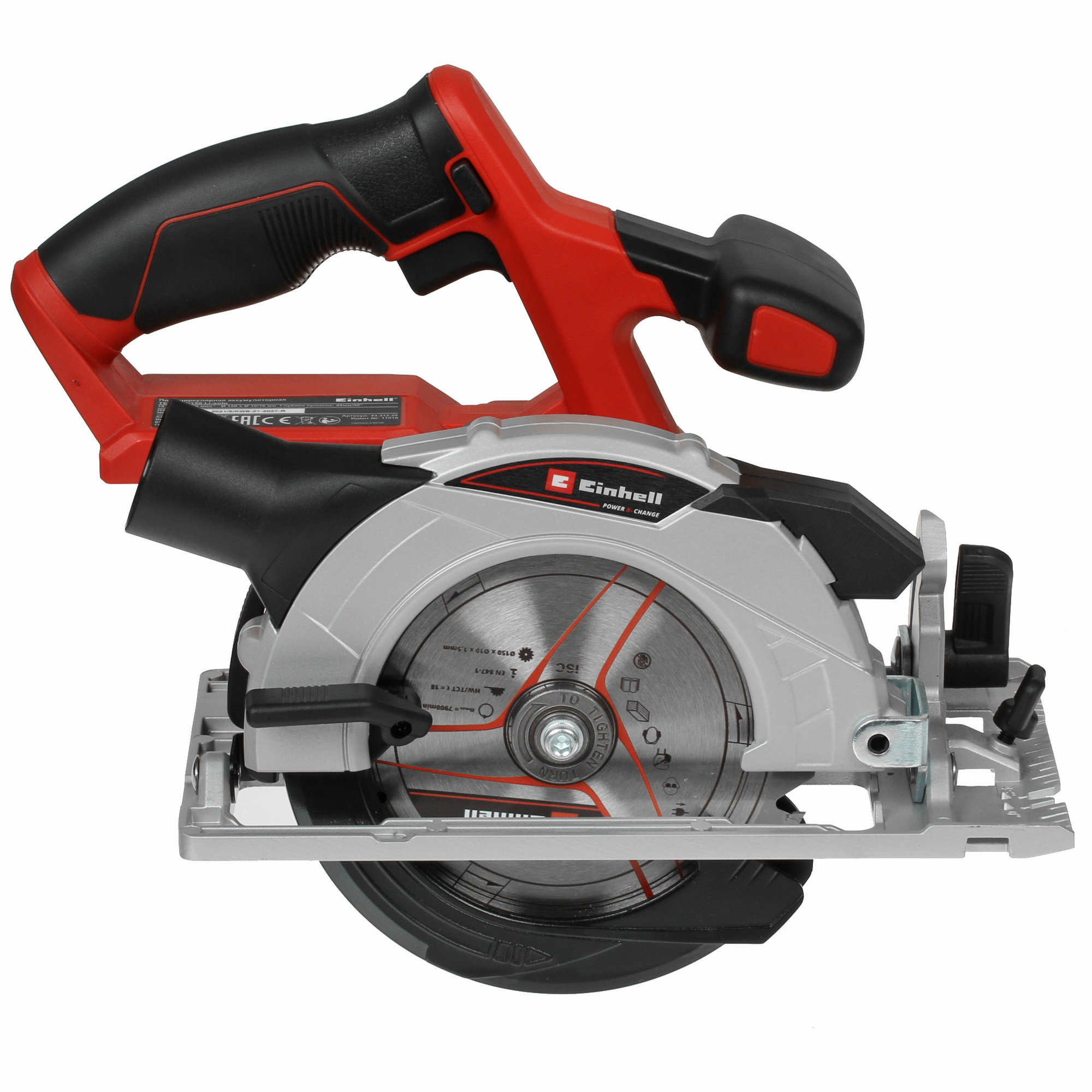 Пила дисковая Einhell PXC TE-CS 18/150 Li-Solo Power X Change 18V 5347852 STDN-0121489 - Вид №1