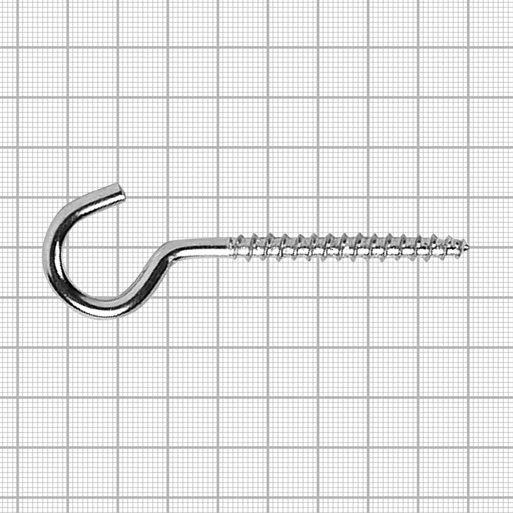 Крюк-полукольцо 6x60 мм сталь оцинкованная Santreyd STLM-2135347 - Вид №1