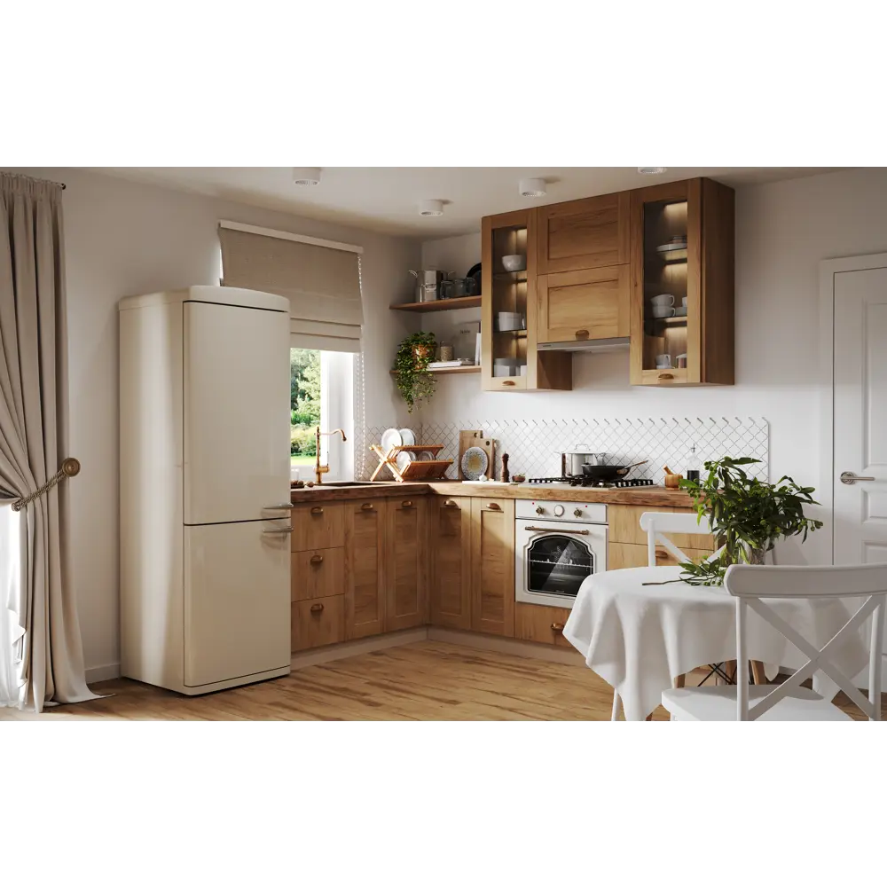 Карниз для кухни Delinia ID Рошаль 220 см - стильное завершение интерьера 86881241 STLM-0887779 - Вид №2