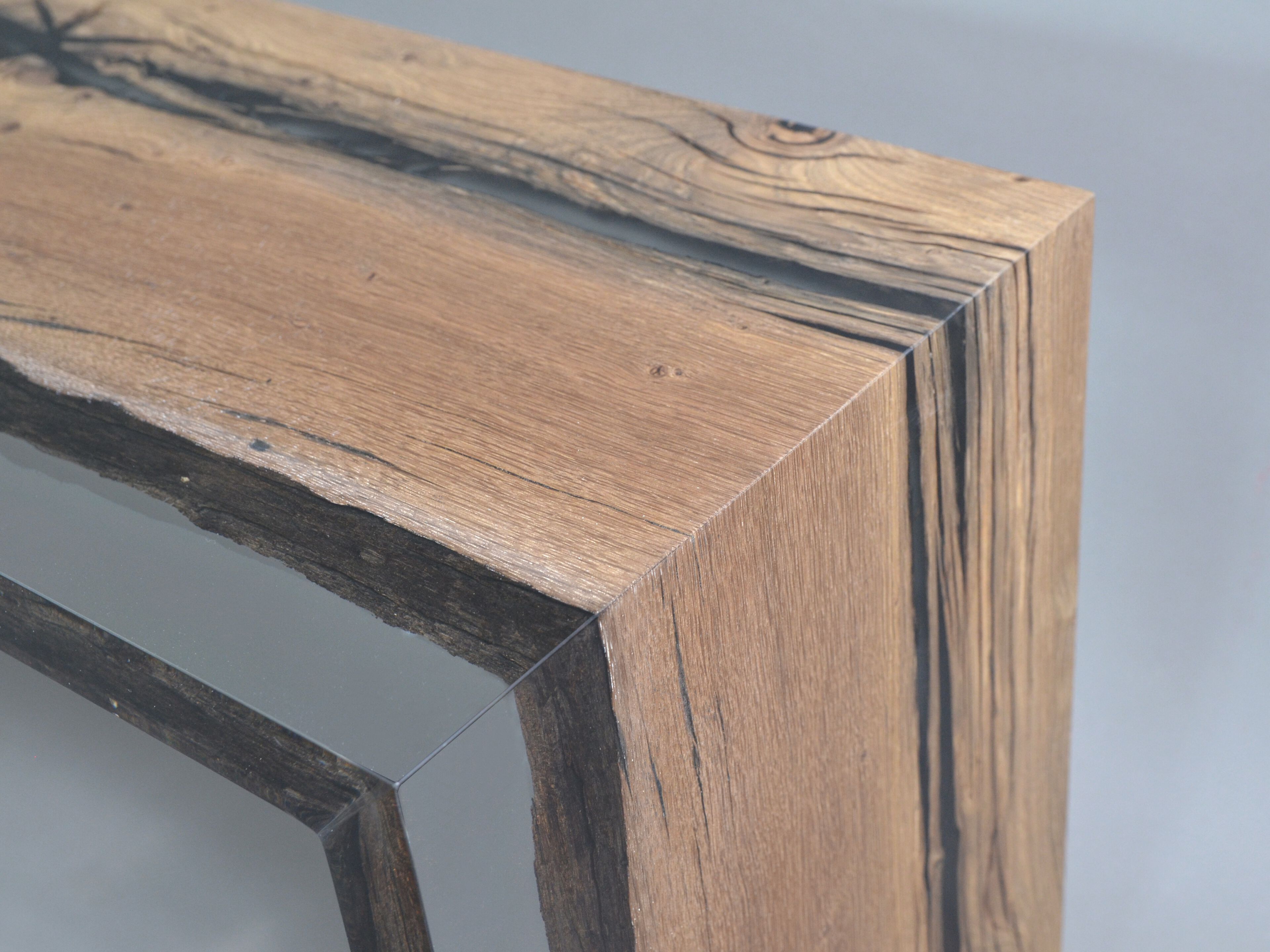 Скамейка из дуба и смолы alcarol водно-болотные угодья ARCH-00122088 - Вид №7