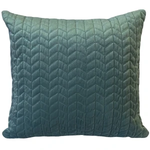 Подушка Seasons Geometric 43х43 см бархат цвет зеленый