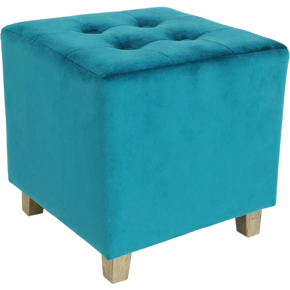 Табурет Atmosphera 35x35 см с обивкой цвет синий STLM-2075637