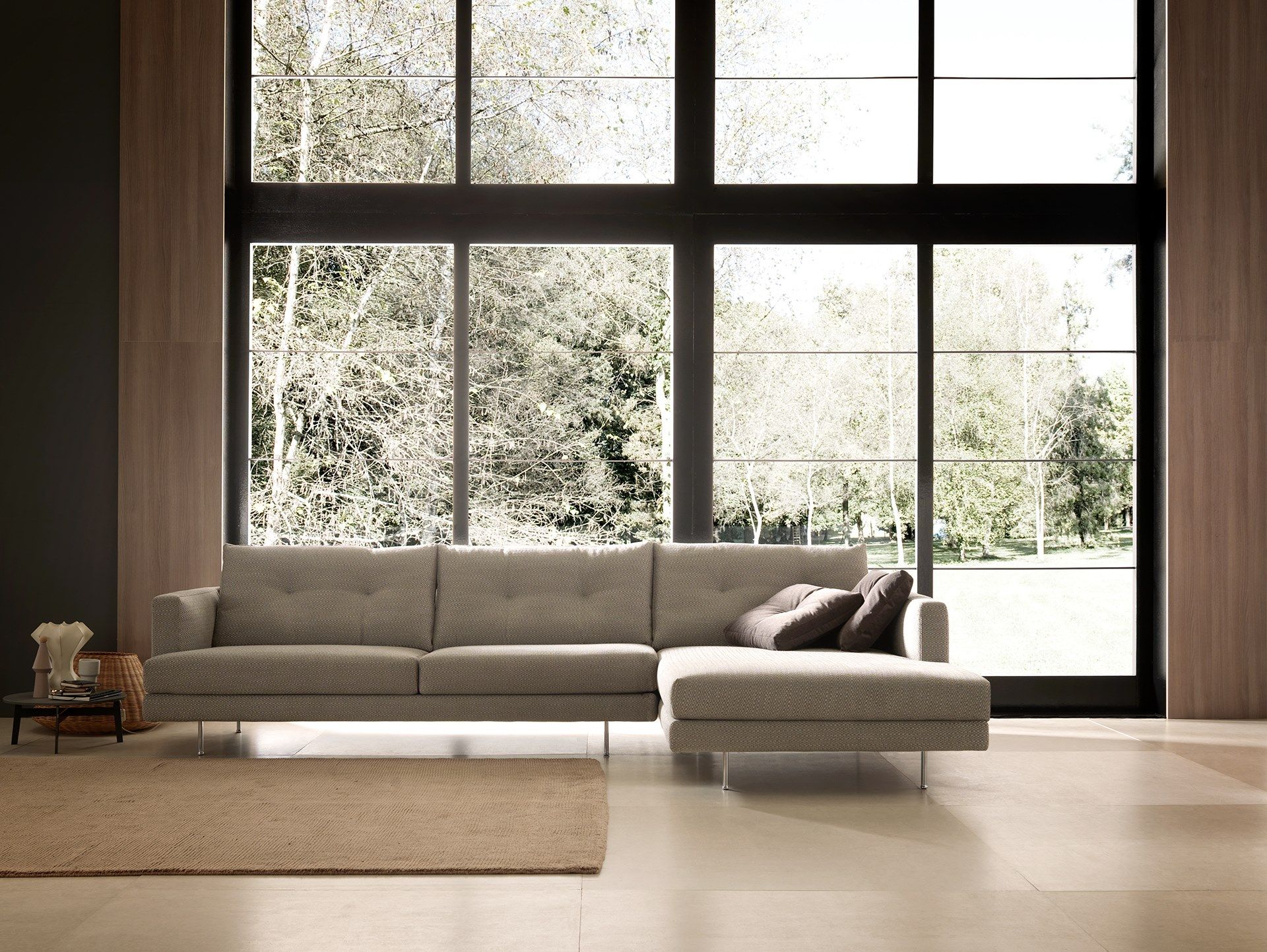 Секционный тканевый диван с полуостровом VALENTINI Maxime ARCH-00031870 - Вид №2