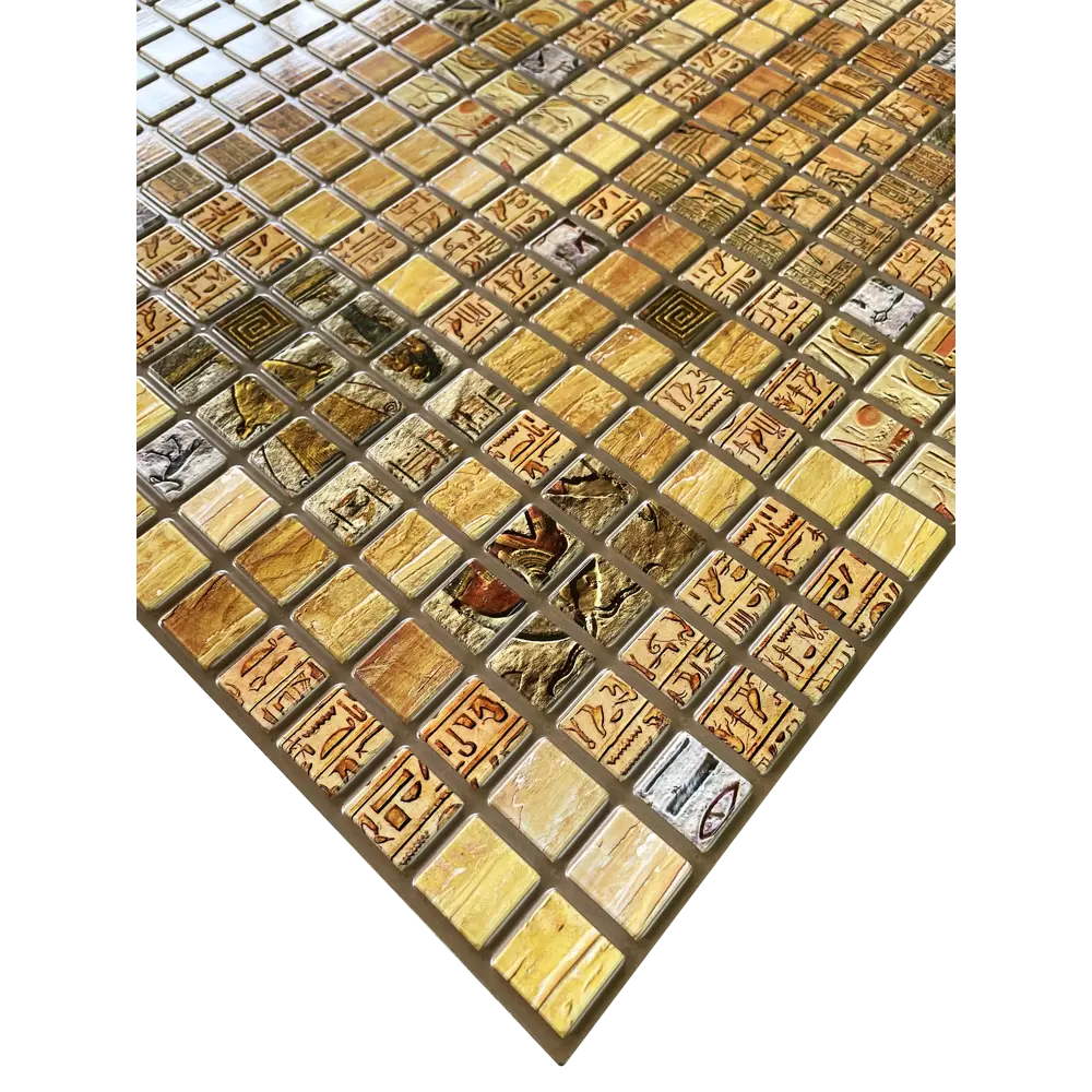 Стеновая панель ПВХ Александрия медовый 480x480x3 мм 0.23 м² GRACE STLM-2078637 - Вид №2