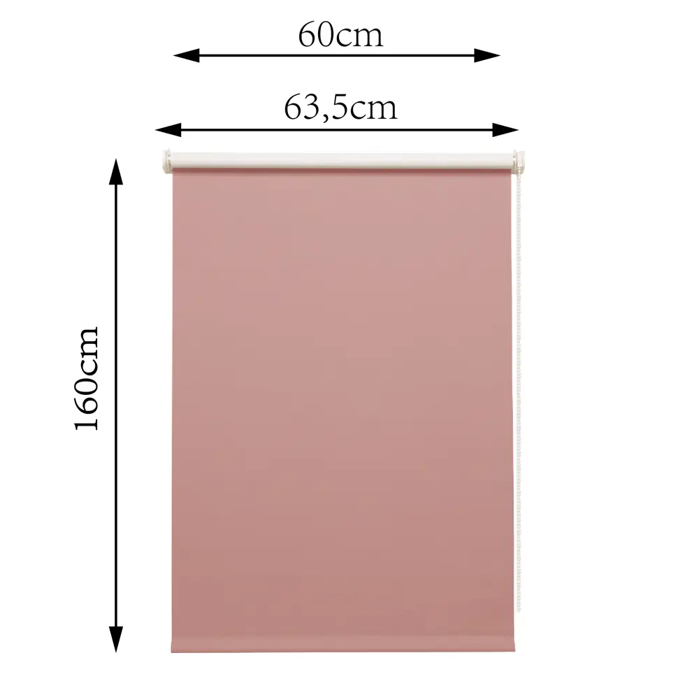 Штора рулонная блэкаут Inspire Santos 60x160 см сиреневая STLM-2199854 - Вид №8