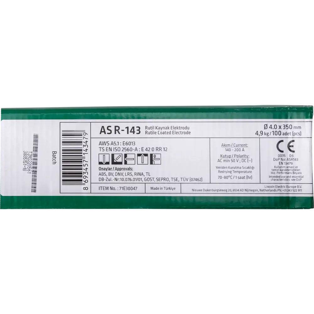 Электрод сварочный AS R-143 Askaynak 4 мм 4.9 кг 85385067 STLM-2092786  - Вид №2