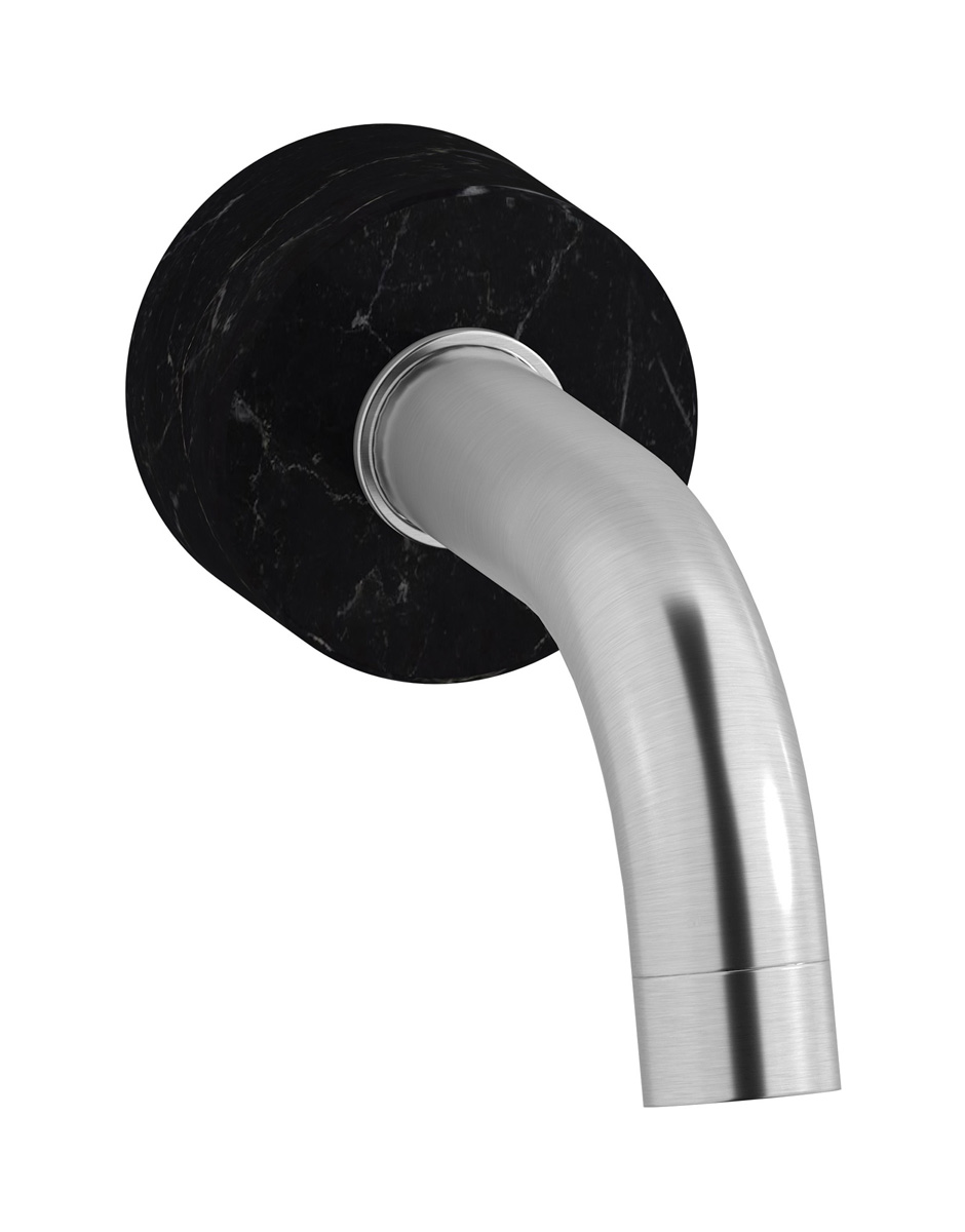 Настенный излив WE ARE IB mr320ss_2 Brushed Nickel Marmo