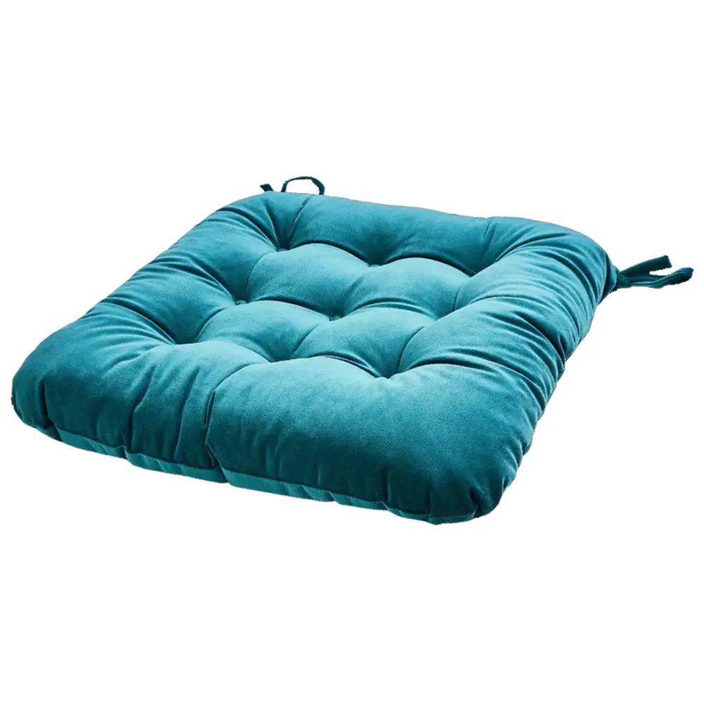 Подушка для стула Seasons Emerald 1 40x36 см цвет темно-бирюзовый Отсутствует STLM-2167796 - Вид №1