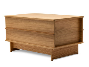 Модульная скамья для хранения дуба