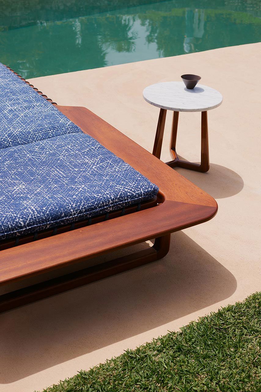 Высокий круглый журнальный столик из каррарского мрамора Exteta Sunset ARCH-00145244 - Вид №8