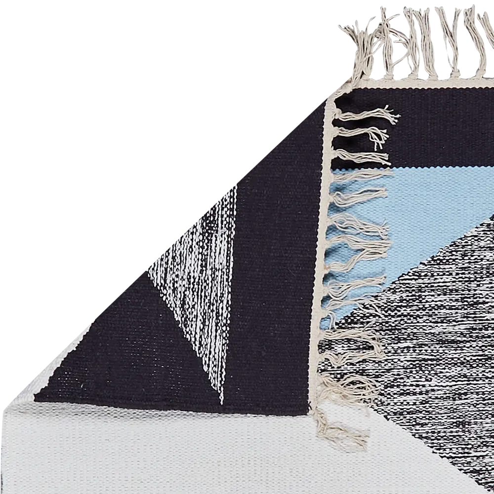 Коврик Inspire декоративный хлопок JAVARY 60x100 см цвет голубой STLM-2105167 - Вид №4