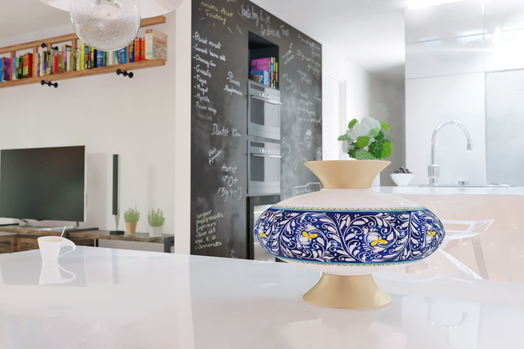 Керамическая ваза ручной работы Concepticon CASTELLI DI CERAMICA ARCH-00038710 - Вид №1