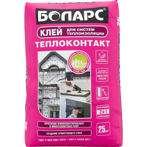 Клей , 25 кг БОЛАРС Теплоконтакт