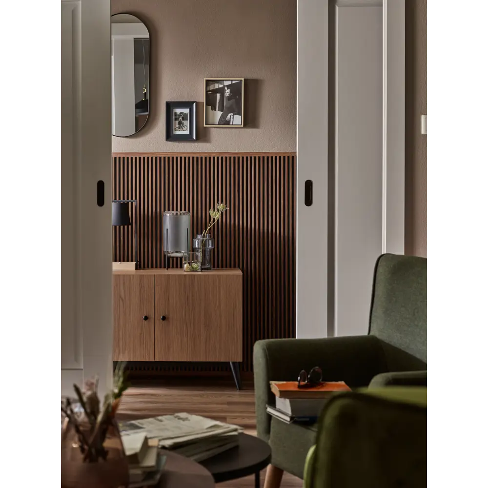 Стеновая панель ПВХ Linerio S-line mocca 2650x122x12 мм 0.323 м² 85517722 STLM-2203464 VILO  - Вид №5