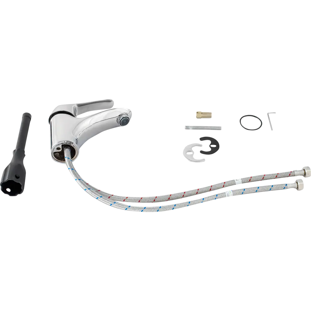 Смеситель для раковины Paini Trento TRCR205LMKM однорычажный цвет хром STLM-2013277 - Вид №2