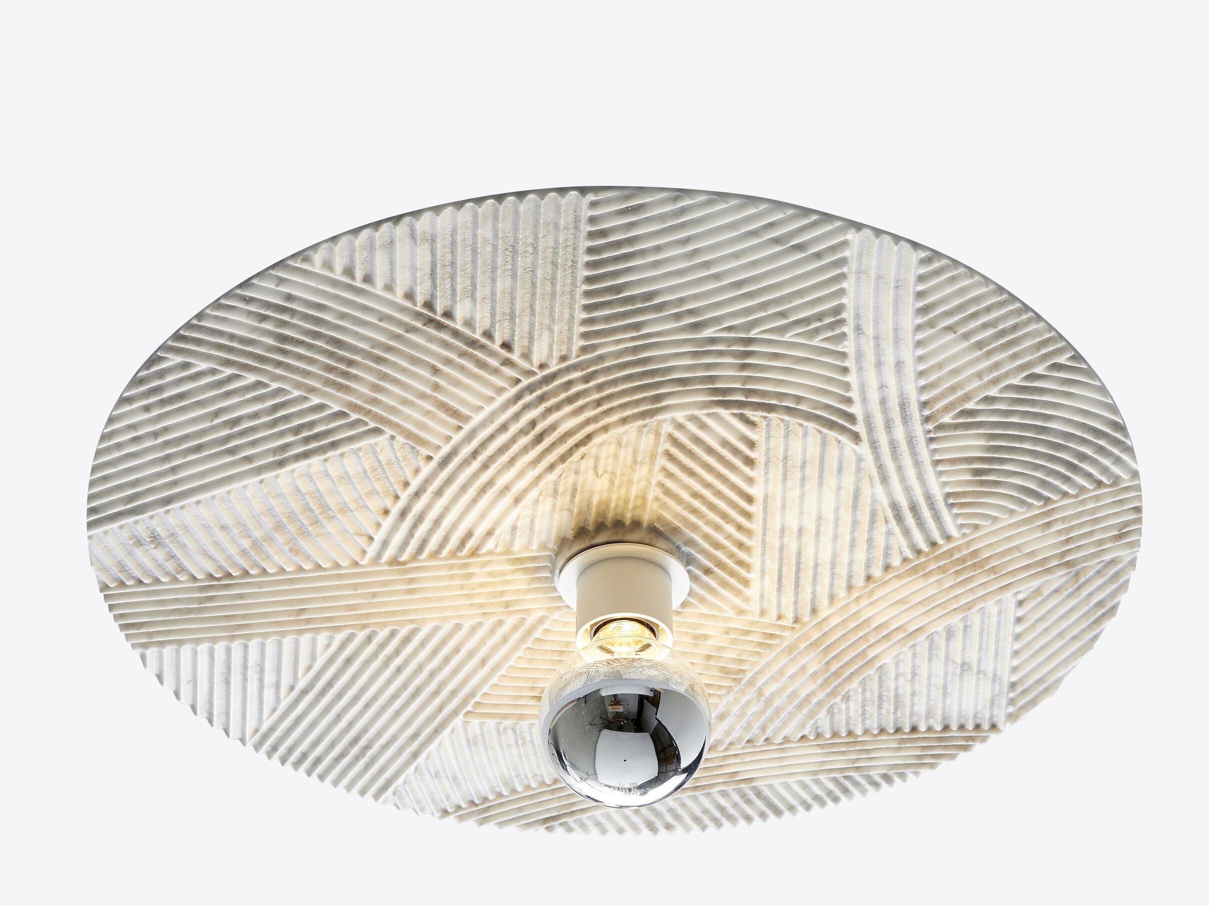 Подвесной светильник из каррарского мрамора RADAR INTERIOR канавка ARCH-00121876