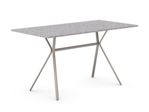 Прямоугольный мраморный стол для контракта