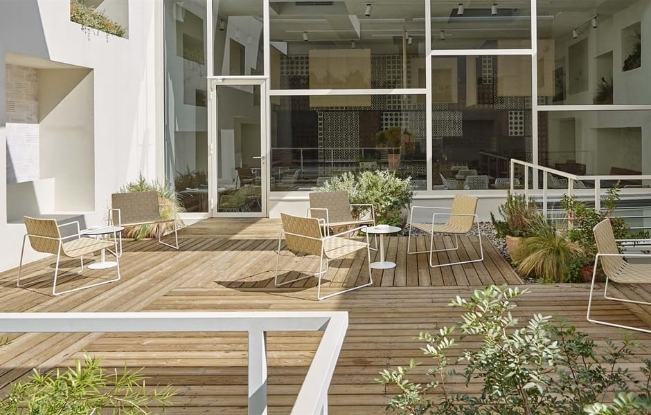 Полипропилен сани сад стул Andreu World Trenza ARCH-00109038 - Вид №6