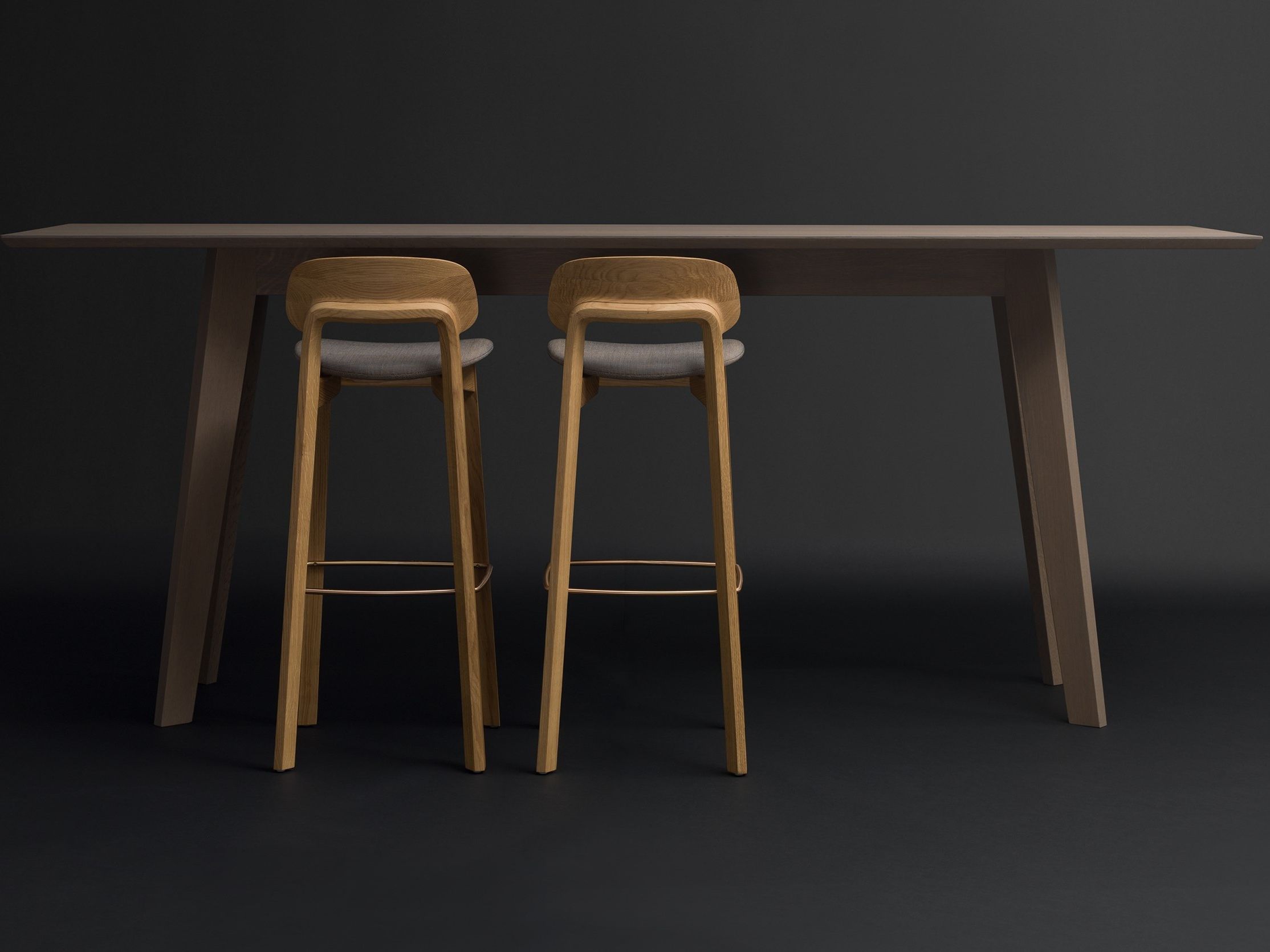 Круглый обеденный стол из массива дерева ZEITRAUM ужин ARCH-00118978 - Вид №9