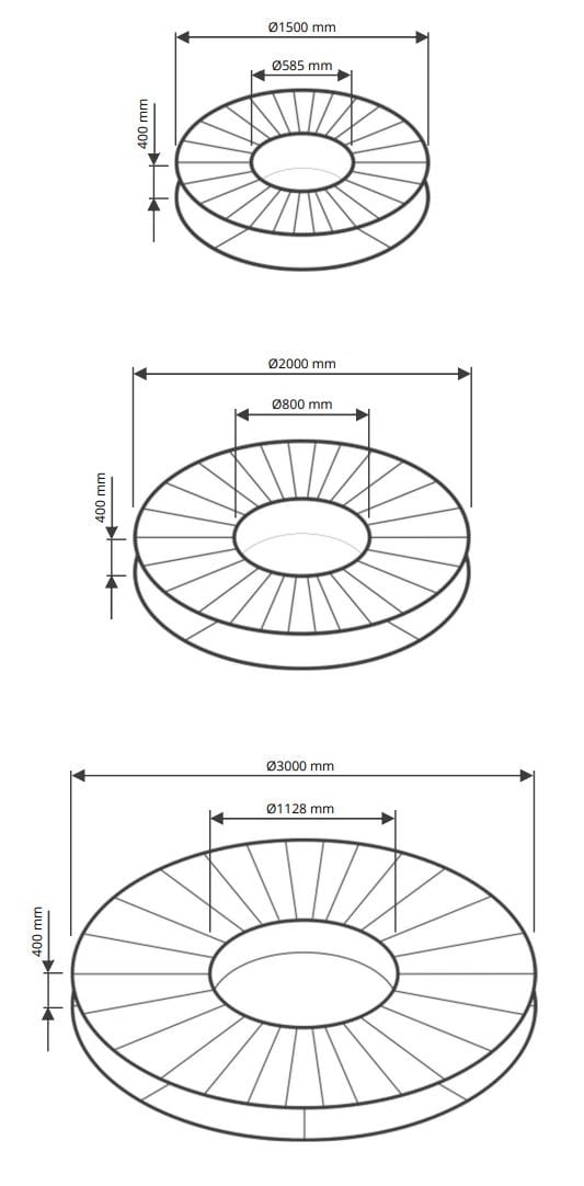 Жаровня из стали и дерева Ak47 Design ZERO WOOD ARCH-00082569 - Вид №8