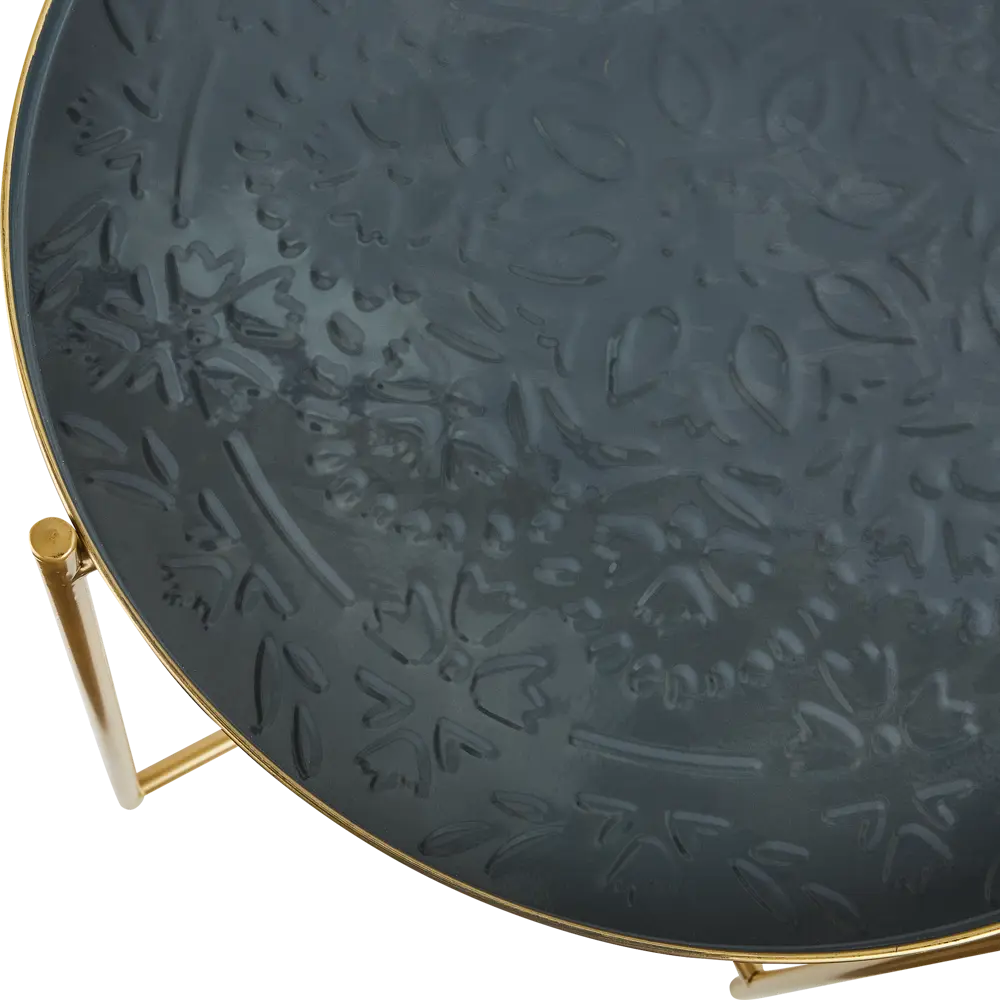 Журнальный столик круглый 42.7x50.8 см черный Atmosphera STLM-2124339 - Вид №1