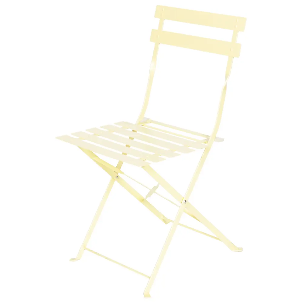 Стул садовый складной, металл, цвет желтый Santreyd STLM-2085421