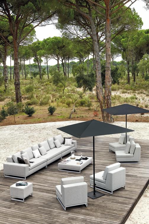 MNST611 Диван фиксированный lotus smokey 290 Manutti Zendo - Вид №9