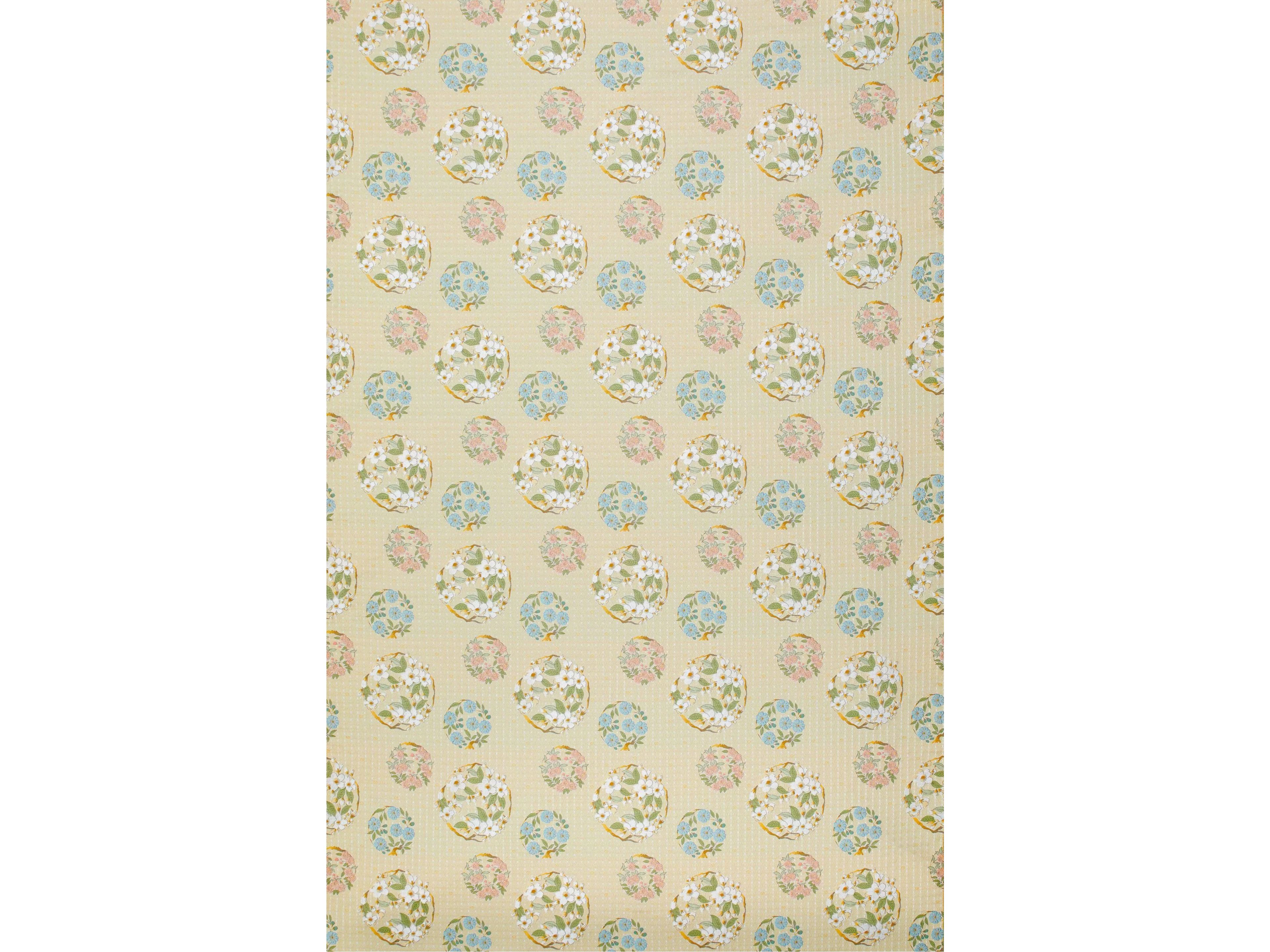 Жаккардовая ткань с цветочным рисунком K-3 Sakura ARCH-00124397 - Вид №1