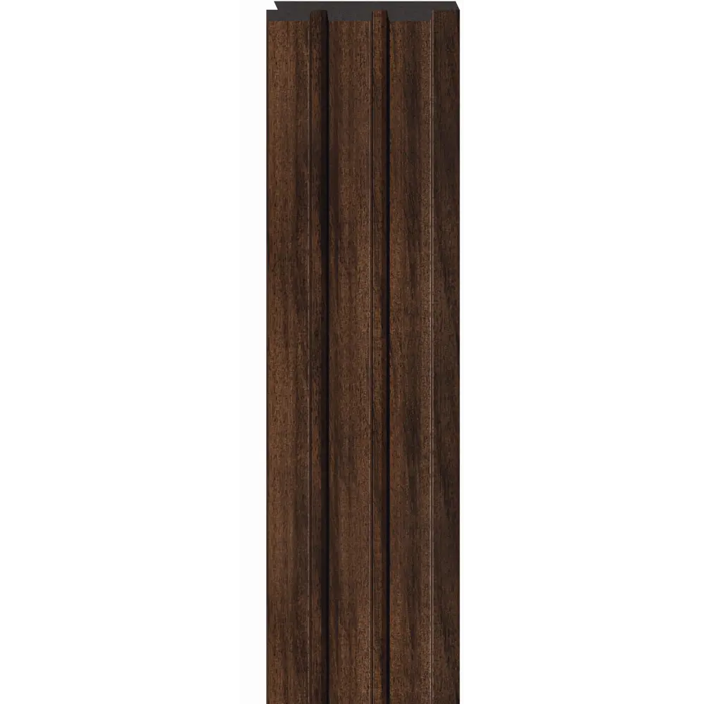 Стеновая панель ПВХ Linerio M-line chocolate 2650x122x12 мм 0.323 м² 85517743 STLM-2166143 VILO 