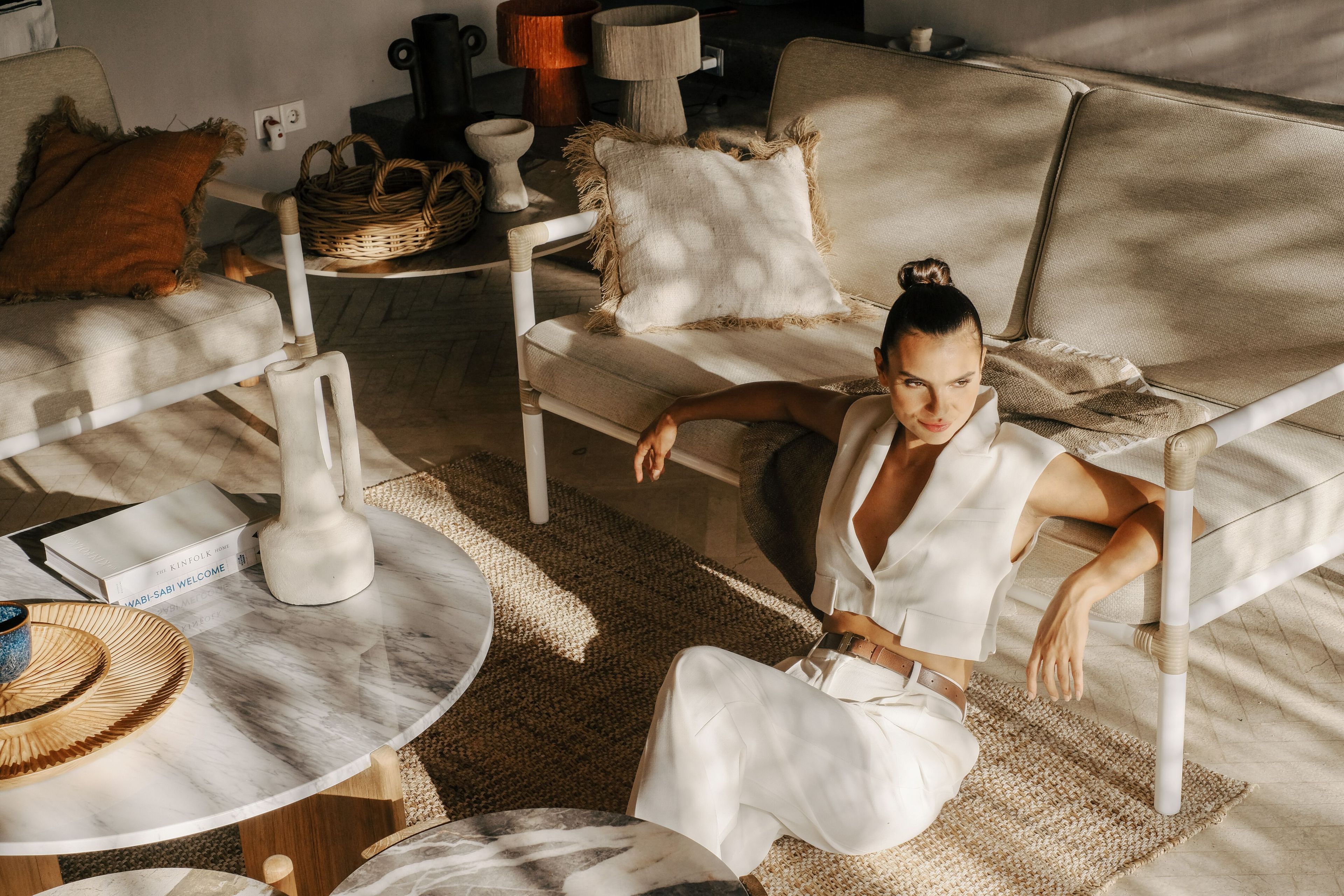 2-местный тканевый садовый диван cbdesign Nusa ARCH-00149970 - Вид №4