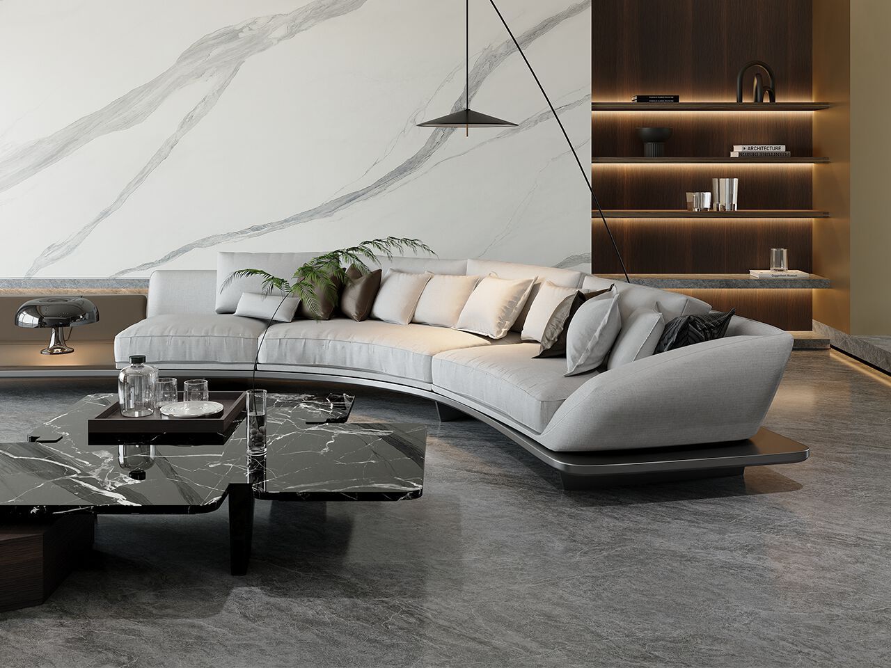 Мраморный пол / покрытие GANI MARBLE TILES EMPERADOR GREY ARCH-00112363