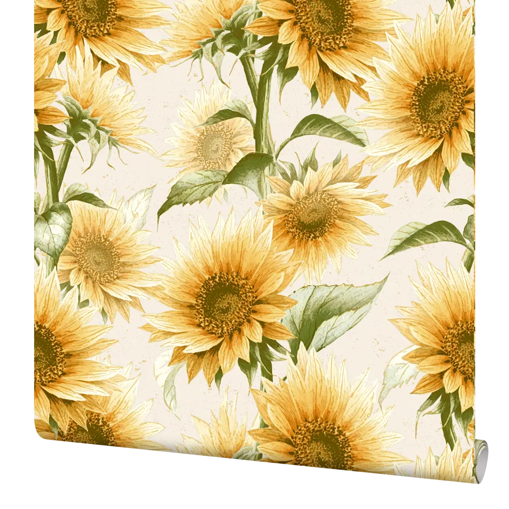 Обои виниловые Elysium Подсолнухи жёлтые 0.53 м 900701 STLM-2105170