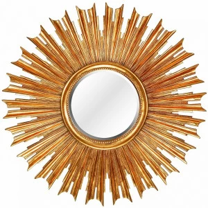 Зеркало-солнце 100 см античное золото Sunny Gold ART-ZERKALO ДИЗАЙНЕРСКИЕ 00-3884094 Зеркальный;золото