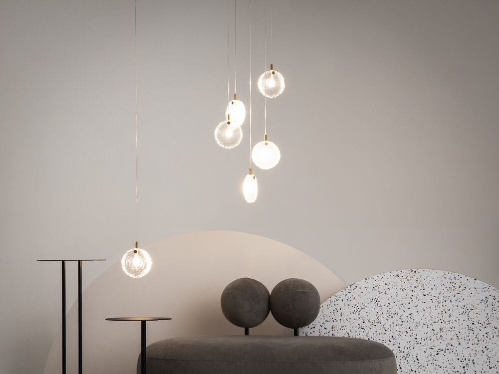 Подвесной светильник из литого стекла Maytoni FROZEN ARCH-00087763 - Вид №2