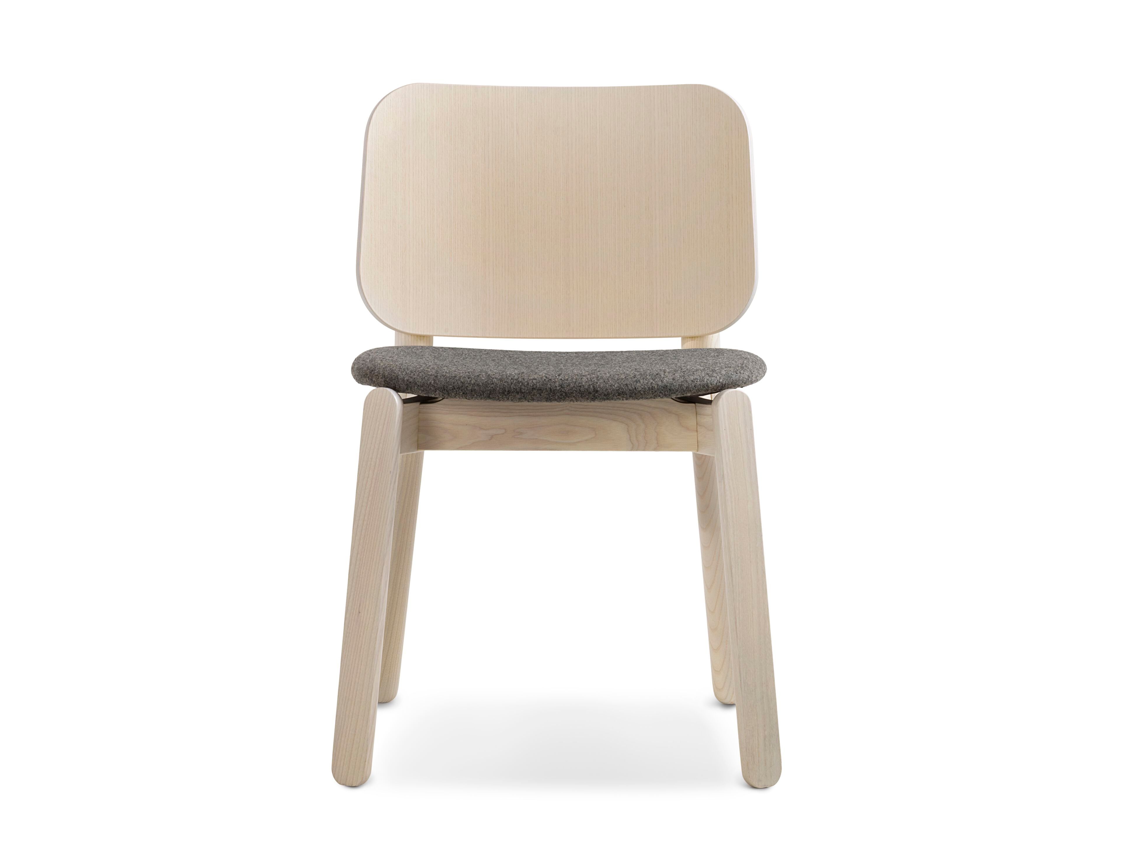 Стул из ясеня с мягким сиденьем Billiani Babà ARCH-00030533