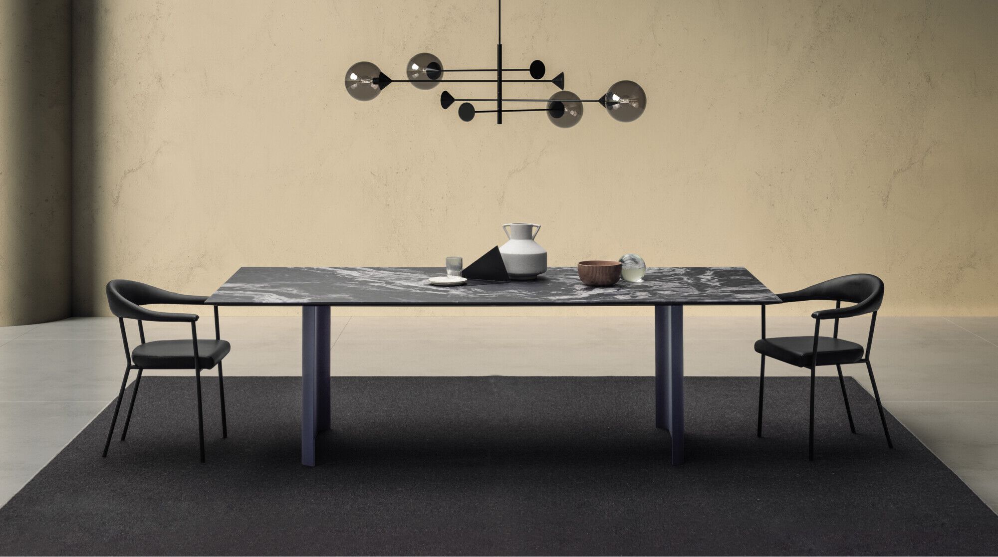 Прямоугольная столешница из закаленного стекла Devina Nais Free ARCH-00038201 - Вид №1