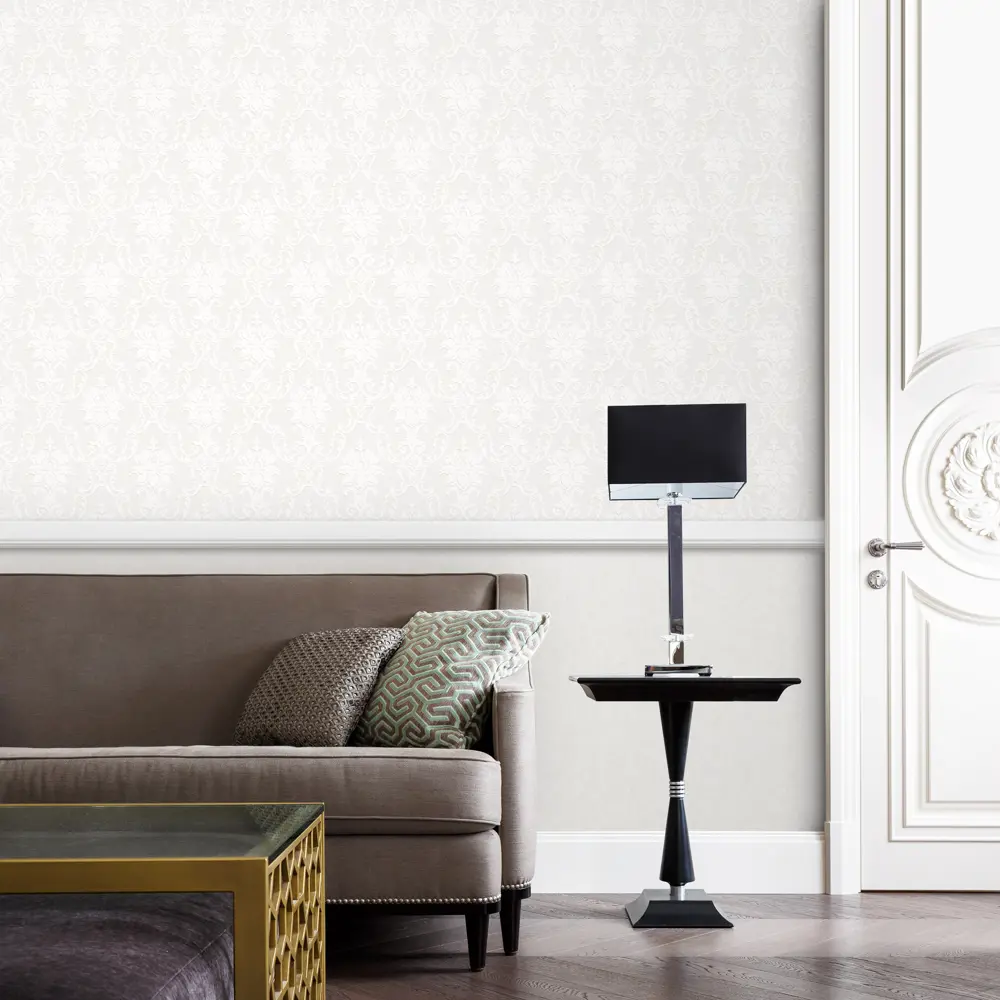 Флизелиновые обои Erismann Isadora бежевые 1.06 м 89400630 STLM-1405075 - Вид №4