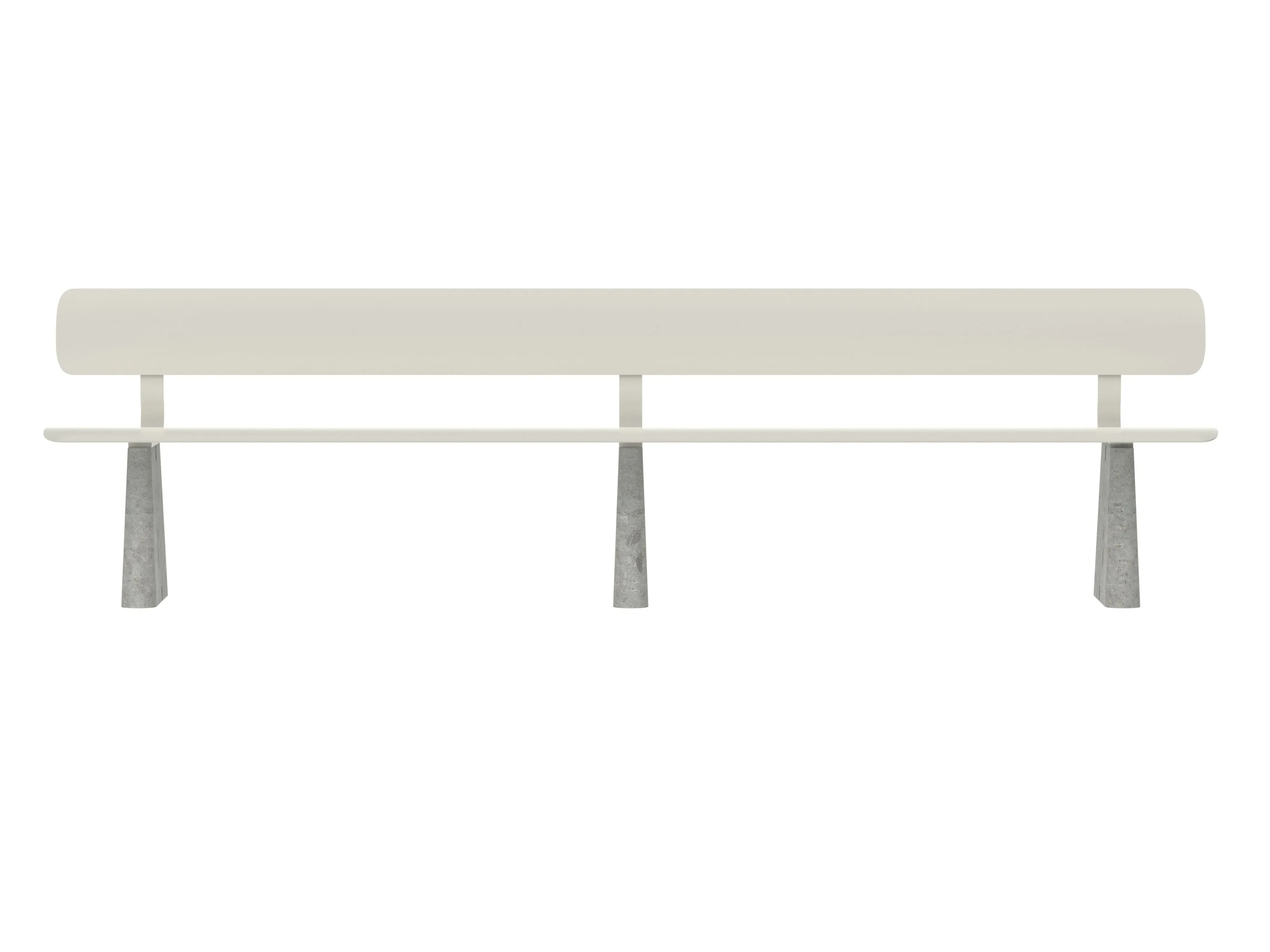 Стальная скамья с порошковым покрытием со спинкой FUNCTIONALS BEN ARCH-00041367 - Вид №135