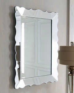 Зеркало венецианское прямоугольное "Тревор" LOUVRE HOME ДИЗАЙНЕРСКИЕ, ЗЕРКАЛЬНАЯ 119384 Зеркальный