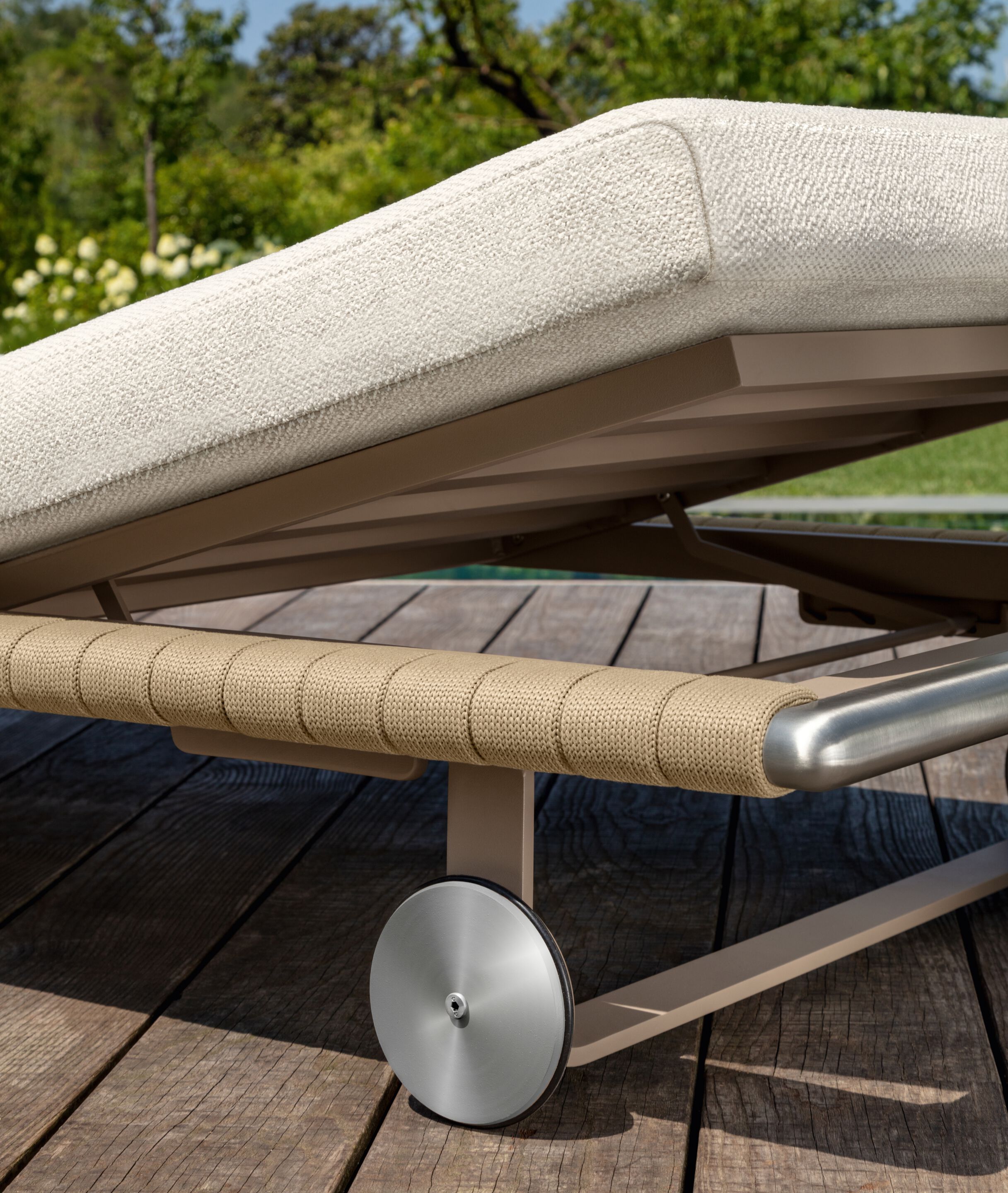 Тканевая откидная Садовая кровать с колесами Talenti George ARCH-00055418 - Вид №2