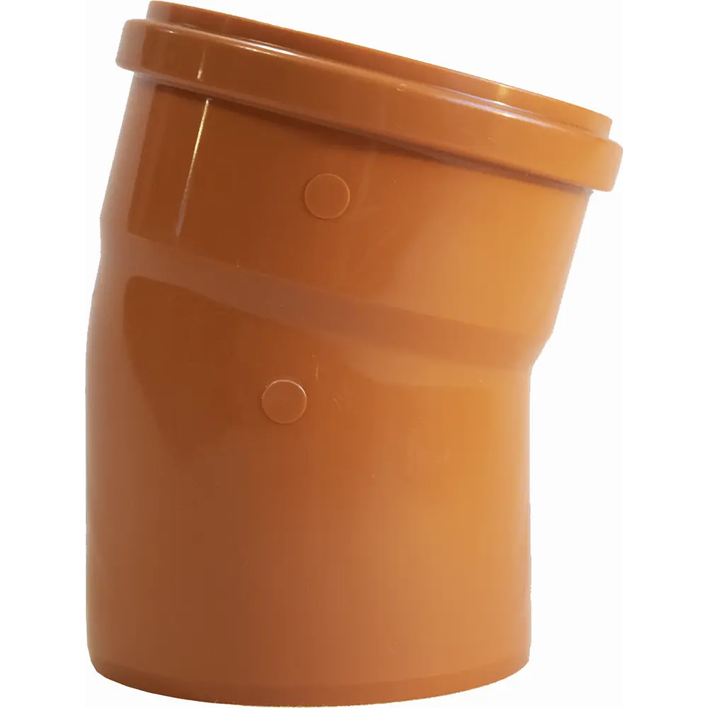 Отвод наружный 15 градусов 110 мм ОПТИПЛАСТИК STLM-2035874