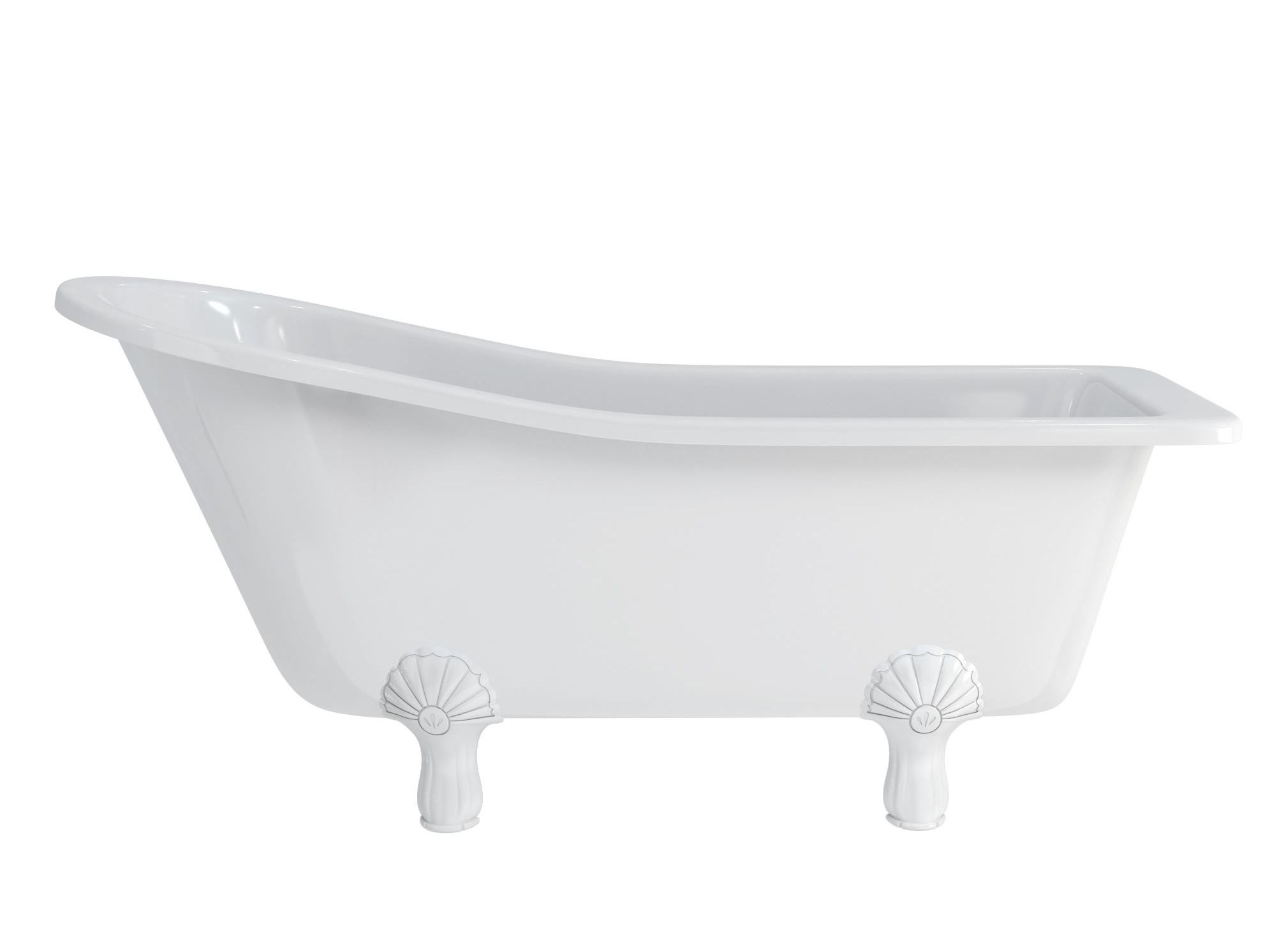 Овальная акриловая ванна на ногах Burlington HAREWOOD ARCH-00064275 - Вид №7