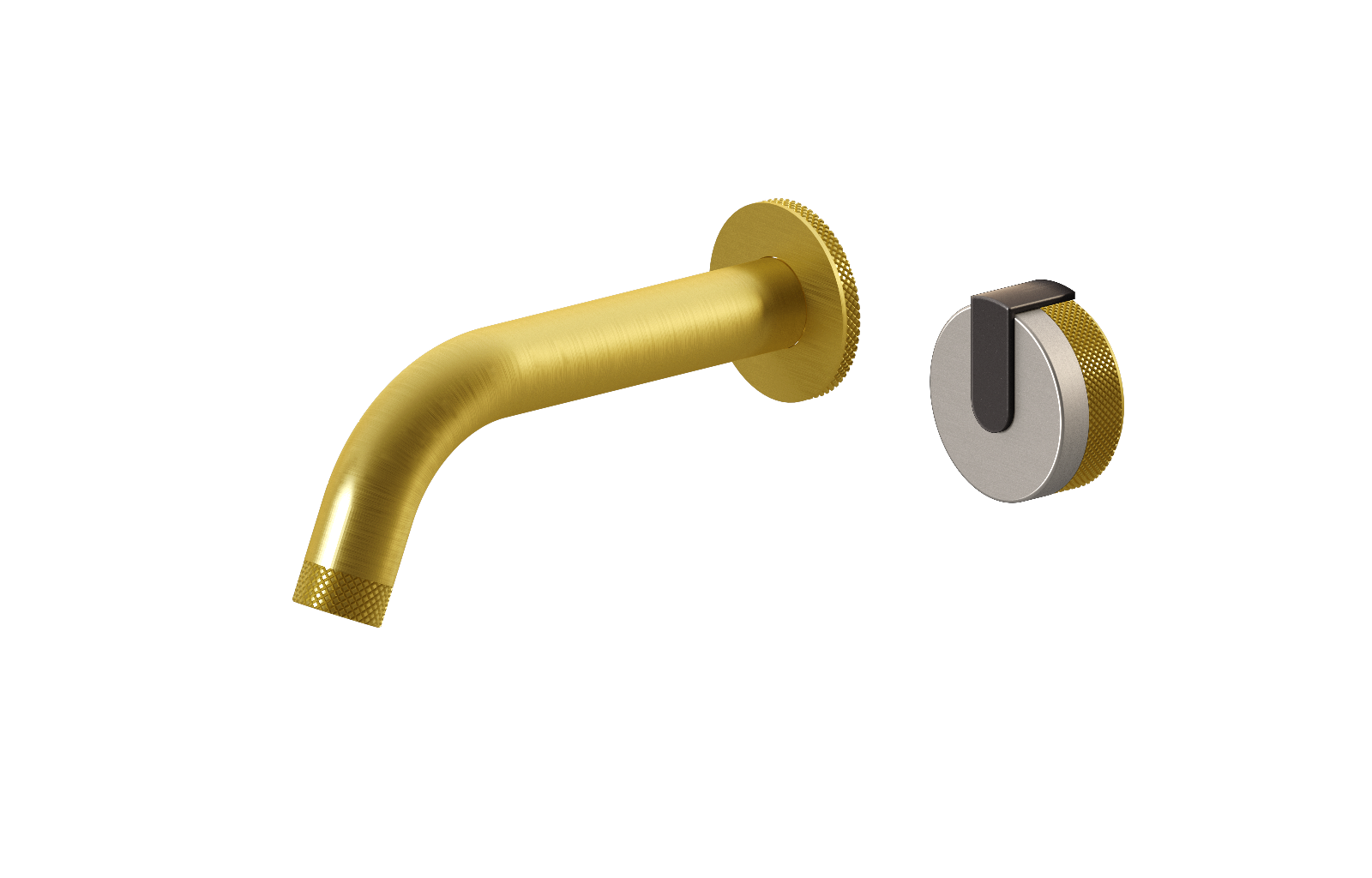 E-11535-R1BNi-L1GM-BB Настенный прогрессивный смеситель скрытого монтажа для раковины GRAFF MOD+