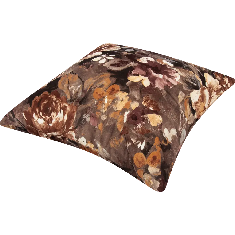 Подушка Розы 45x45 см цвет коричневый 89077555 STLM-2085755 SEASONS  - Вид №1