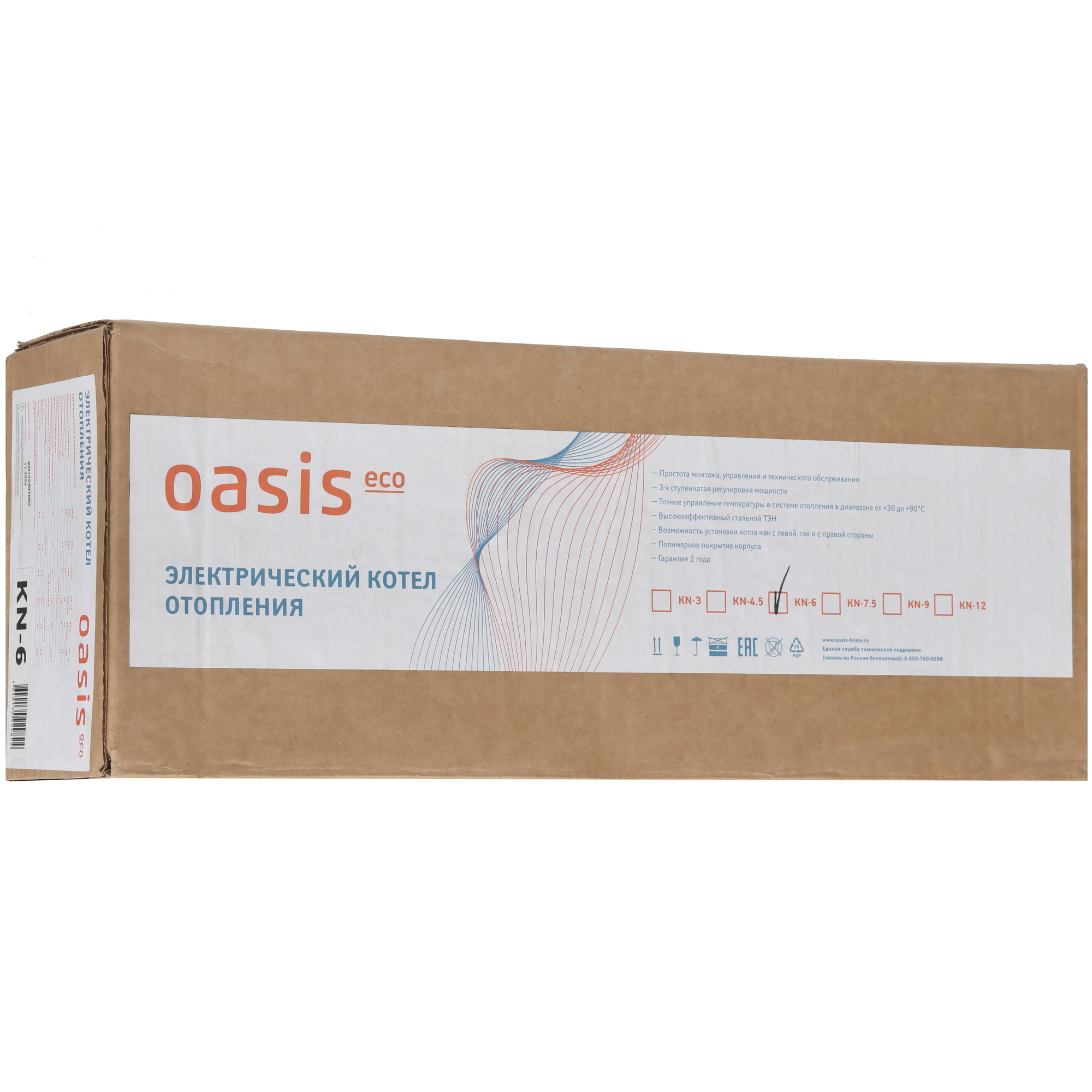9027023 Электрический котел Oasis Eco KN-6 6 кВт STDN-0075927 - Вид №8