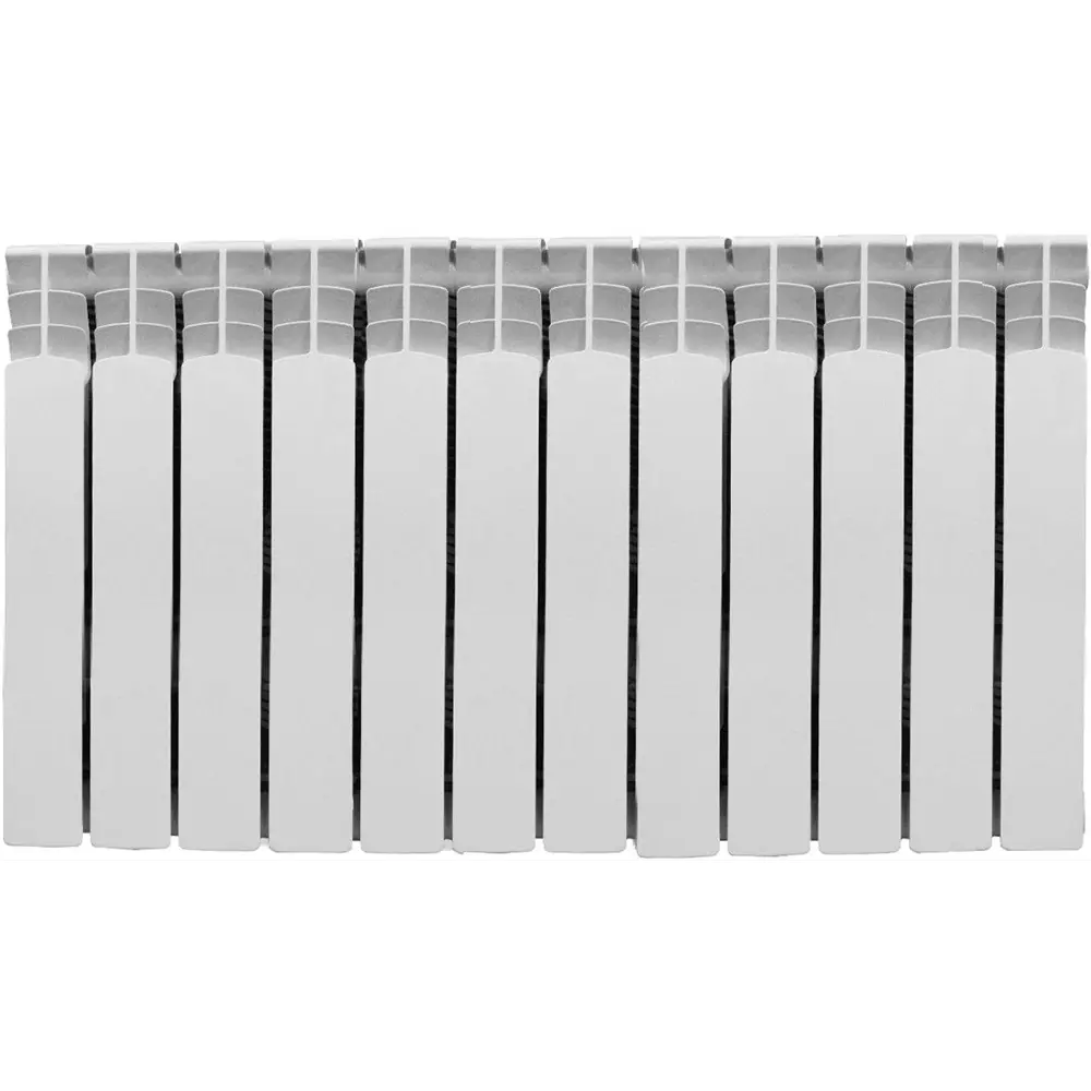 93850093 Радиатор Bimetta City 12 секций боковое подключение биметалл белый STLM-0589147