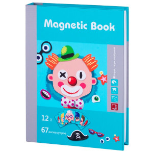 TAV033 Развивающая игра "Гримёрка веселья" Magnetic Book