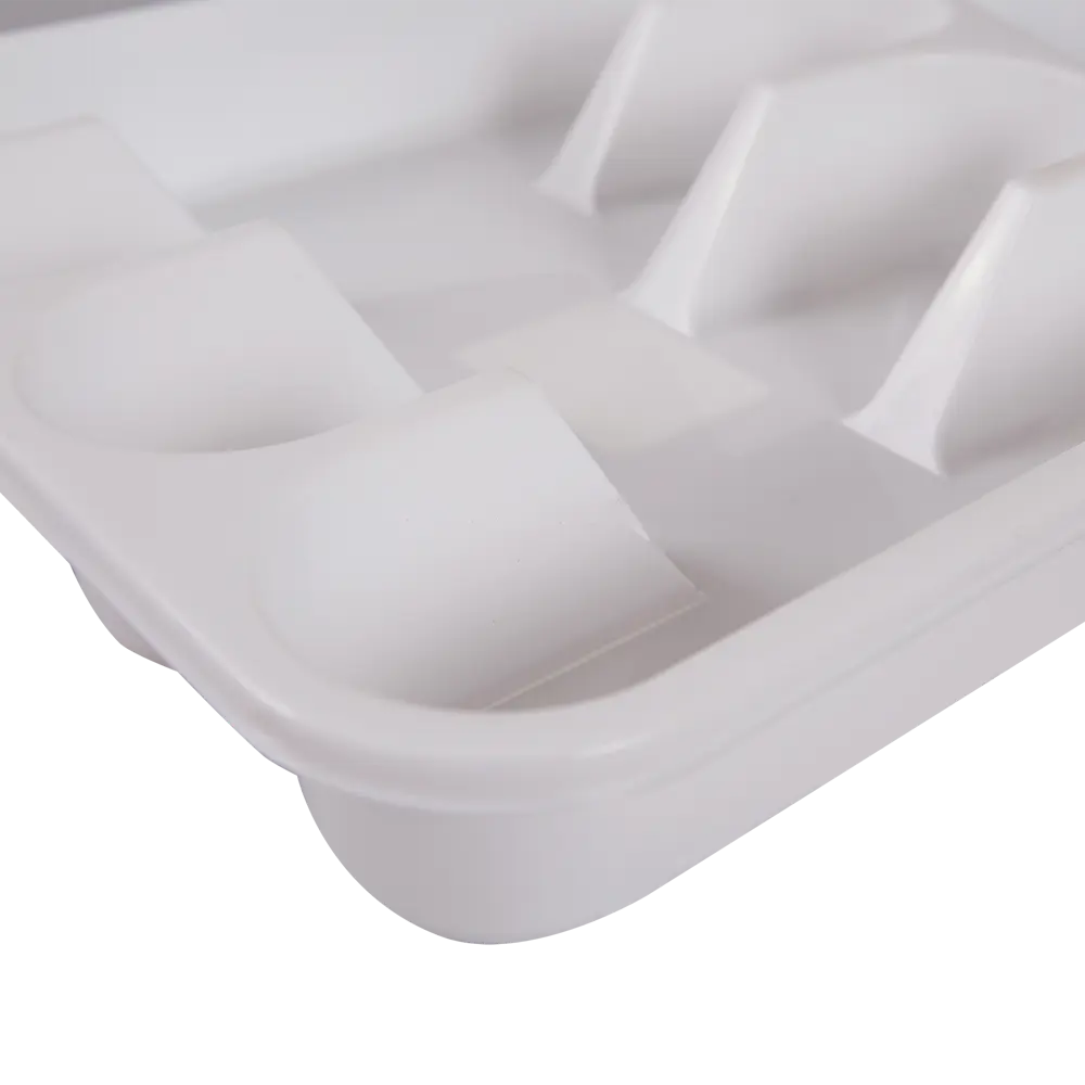 Лоток для столовых приборов 33.5x26x4.8 см полипропилен цвет белый Santreyd STLM-2113009 - Вид №2