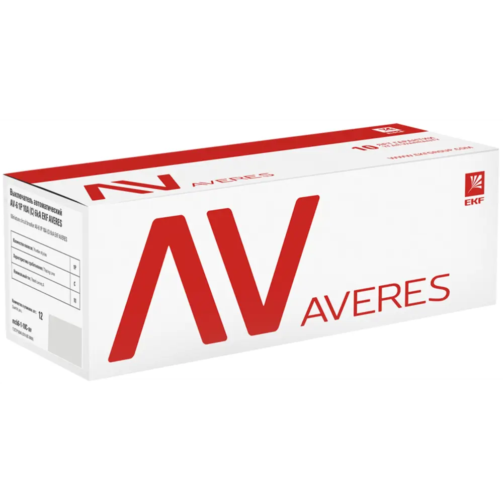 Автоматический выключатель EKF AV-6 1P для защиты электросети 82502626 STLM-0028833 - Вид №2