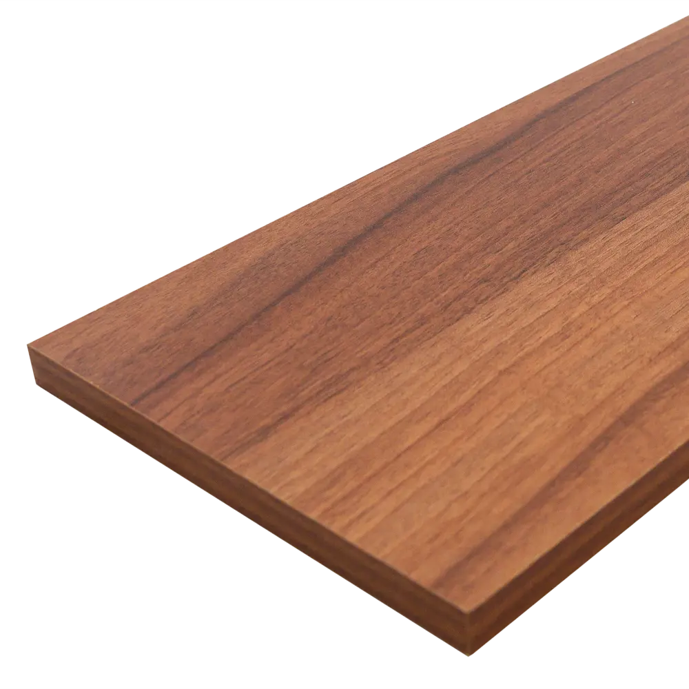 Деталь мебельная ЛДСП 800x150x16 мм кромка со всех сторон цвет орех антик Santreyd STLM-2021486 - Вид №2